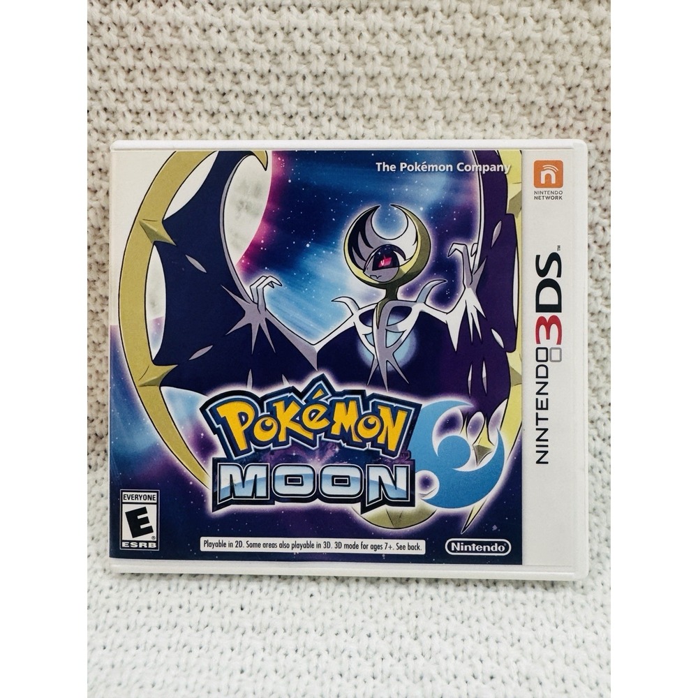 Pokémon Moon Nintendo 3DS 2016 Authentic Game Cartridge With Case